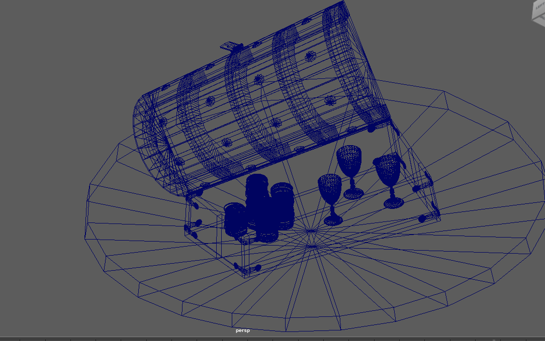 Wireframe perspective